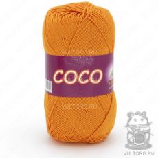 Пряжа Vita Cotton COCO, цвет № 4329 (Золото)