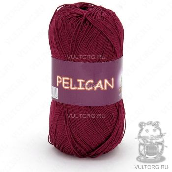 Пряжа Vita Cotton Pelican, цвет № 3955 (Винный)