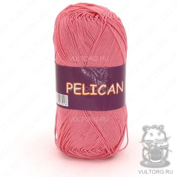 Пряжа Vita Cotton Pelican, цвет № 3972 (Розовый коралл)