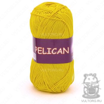 Пряжа Vita Cotton Pelican, цвет № 3998 (Жёлтый)