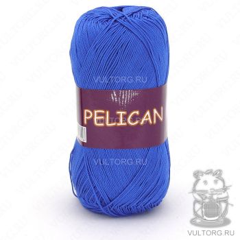 Пряжа Vita Cotton Pelican, цвет № 4000 (Ярко-голубой)