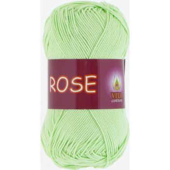 Пряжа Vita Cotton Rose, цвет № 3910 (Св. салатовый)