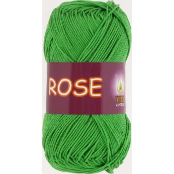Пряжа Vita Cotton Rose, цвет № 3935 (Молодая зелень)