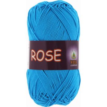 Пряжа Vita Cotton Rose, цвет № 3937 (Голубая бирюза)
