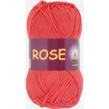 Пряжа Vita Cotton Rose, цвет № 4256 (Коралл)