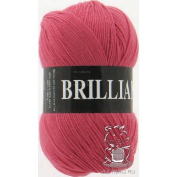 Пряжа Vita Brilliant, цвет № 4960 (Темно-красный коралл)