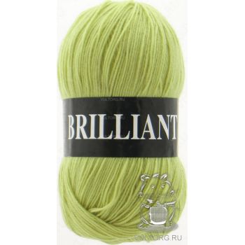 Пряжа Vita Brilliant, цвет № 4962 (Желто-зеленый)