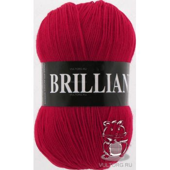 Пряжа Vita Brilliant, цвет № 4968 (Красный)