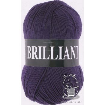 Пряжа Vita Brilliant, цвет № 4977 (Темно-фиолетовый)