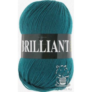 Пряжа Vita Brilliant, цвет № 4981 (Темно-зеленая бирюза)