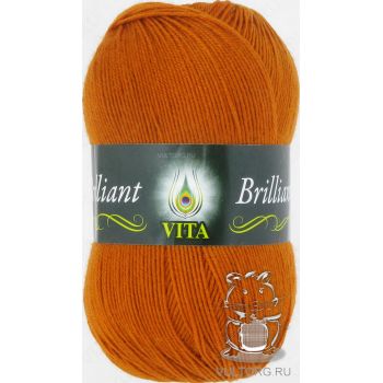 Пряжа Vita Brilliant, цвет № 4998 (Терракот)