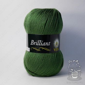 Пряжа Vita Brilliant, цвет № 5111 (Зеленый)