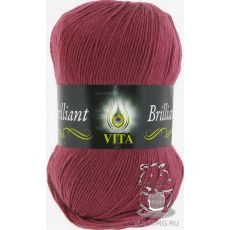 Пряжа Vita Brilliant, цвет № 5114 (Розовый виноград)