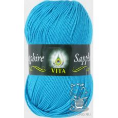 Пряжа Vita Sapphire, цвет № 1523 (Голубая бирюза)