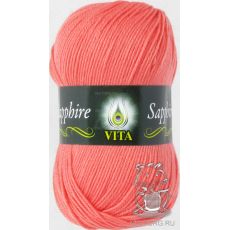 Пряжа Vita Sapphire, цвет № 1526 (Коралл)