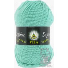 Пряжа Vita Sapphire, цвет № 1536 (Светло-зеленая бирюза)