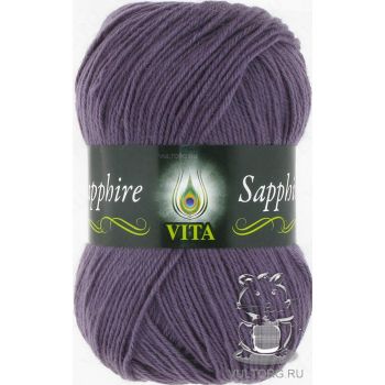 Пряжа Vita Sapphire, цвет № 1538 (Пыльная сирень)
