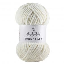 Пряжа Wolans Bunny Baby, цвет № 02 (Молочный)