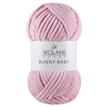 Пряжа Wolans Bunny Baby, цвет № 05 (Розовый)
