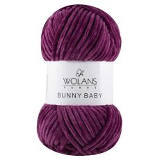 Пряжа Wolans Bunny Baby, цвет № 22 (Вишневый)