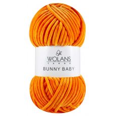 Пряжа Wolans Bunny Baby, цвет № 25 (Оранжевый)