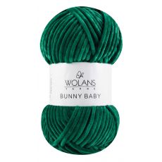 Пряжа Wolans Bunny Baby, цвет № 26 (Зеленый)