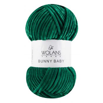 Пряжа Wolans Bunny Baby, цвет № 26 (Зеленый)