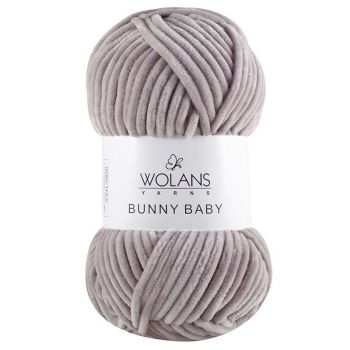 Пряжа Wolans Bunny Baby, цвет № 33 (Светло-серый)