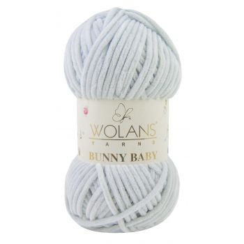 Пряжа Wolans Bunny Baby, цвет № 36 (Серебряный)