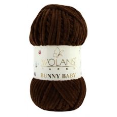 Пряжа Wolans Bunny Baby, цвет № 40 (Шоколад)