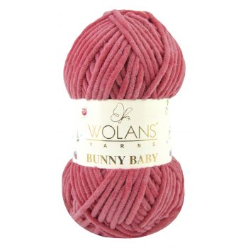Пряжа Wolans Bunny Baby, цвет № 51 (Клубника)