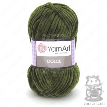 Пряжа YarnArt Dolce, цвет № 772 (Зеленый)