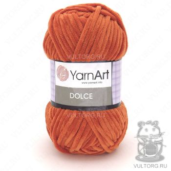Пряжа YarnArt Dolce, цвет № 778 (Оранжевый)