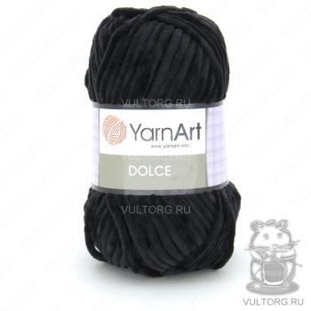Пряжа YarnArt Dolce, цвет № 742 (Черный)