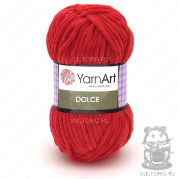 Пряжа YarnArt Dolce, цвет № 748 (Красный)
