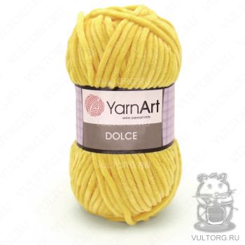 Пряжа YarnArt Dolce, цвет № 761 (Желтый)