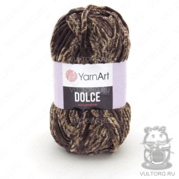 Пряжа YarnArt Dolce, цвет № 804 (Бежевый, коричневый)