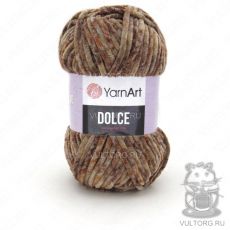 Пряжа YarnArt Dolce, цвет № 812 (Коричневый, бежевый)