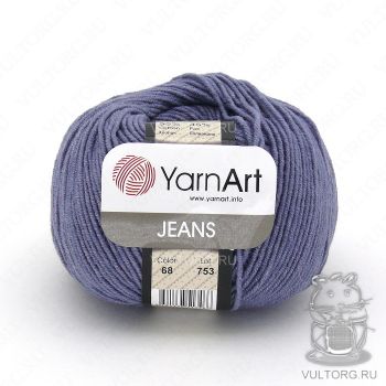 Пряжа YarnArt Jeans, цвет № 68 (Джинс)