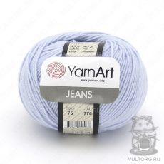 Пряжа YarnArt Jeans, цвет № 75 (Светло-голубой)