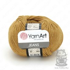 Пряжа YarnArt Jeans, цвет № 84 (Горчичный)