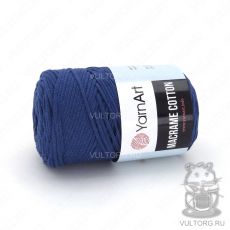 Пряжа YarnArt Macrame Cotton, цвет № 772 (Синий)