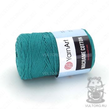 Пряжа YarnArt Macrame Cotton, цвет № 783 (Бирюза)