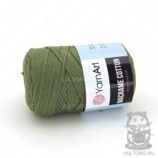 Пряжа YarnArt Macrame Cotton, цвет № 787 (Оливка)