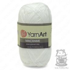 Пряжа Macrame YarnArt, цвет № 154 (Белый)