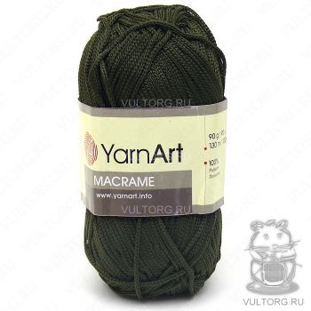 Пряжа Macrame YarnArt, цвет № 164 (Темно-зелёный)