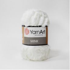 Пряжа YarnArt Mink, цвет № 330 (Белый)