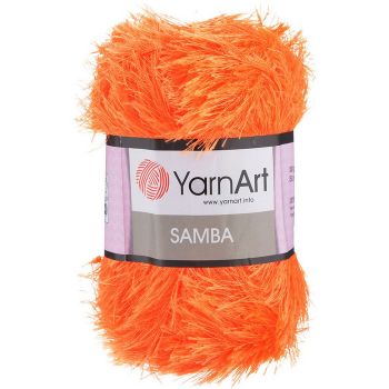 Пряжа YarnArt Samba, цвет № 07 (Оранжевый)