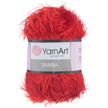 Пряжа YarnArt Samba, цвет № 156 (Красный)