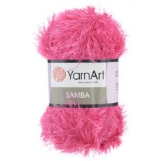 Пряжа YarnArt Samba, цвет № 2012 (Ярко-розовый)